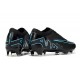 Nike Air Zoom Mercurial Vapor 15 Elite FG Black Ltblue Football Boots & Shoes