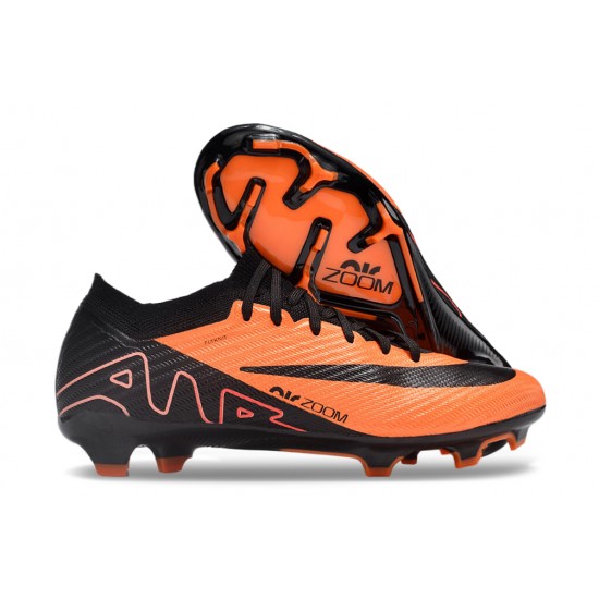 Nike Air Zoom Mercurial Vapor 15 Elite FG Low Football Boots & Shoes Black Orange