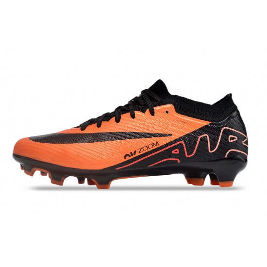 Nike Air Zoom Mercurial Vapor 15 Elite FG Low Football Boots & Shoes Black Orange