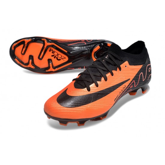 Nike Air Zoom Mercurial Vapor 15 Elite FG Low Football Boots & Shoes Black Orange