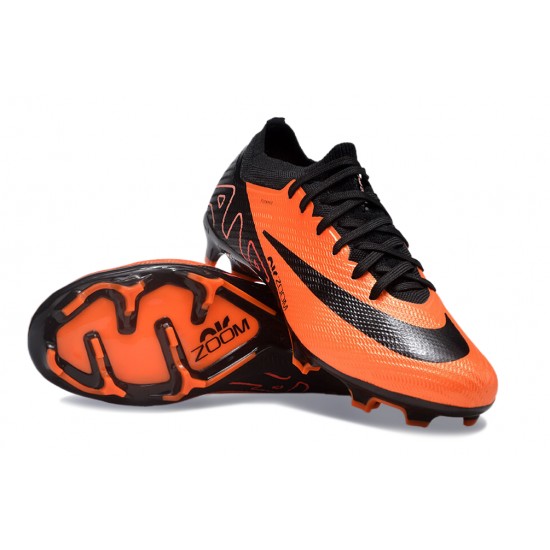 Nike Air Zoom Mercurial Vapor 15 Elite FG Low Football Boots & Shoes Black Orange