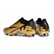 Nike Air Zoom Mercurial Vapor 15 Elite FG Low Football Boots & Shoes Gold Black