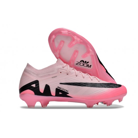 Nike Air Zoom Mercurial Vapor 15 Elite FG Low Football Boots & Shoes Pink Black