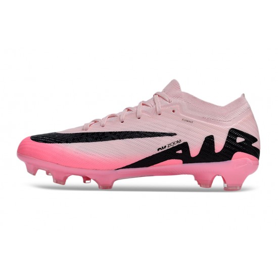 Nike Air Zoom Mercurial Vapor 15 Elite FG Low Football Boots & Shoes Pink Black