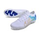 Nike Air Zoom Mercurial Vapor 15 Elite FG Low Football Boots & Shoes White Gold Blue