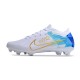 Nike Air Zoom Mercurial Vapor 15 Elite FG Low Football Boots & Shoes White Gold Blue