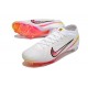 Nike Air Zoom Mercurial Vapor 15 Elite FG Low Football Boots & Shoes White Peach