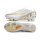 Nike Air Zoom Mercurial Vapor 15 Elite FG Low Football Boots & Shoes White Silver Gold