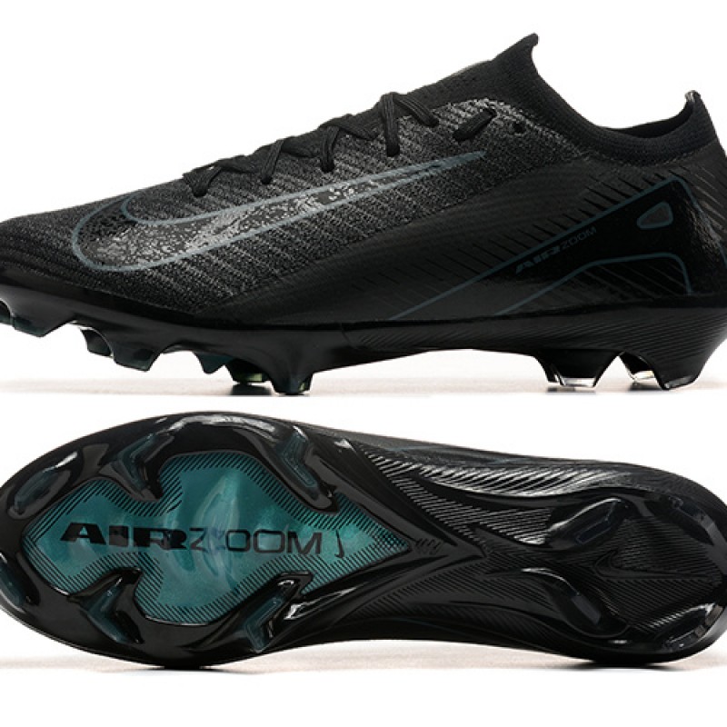 Nike Air Zoom Mercurial Vapor 16 Elite FG Low Black Blue Football Boots & Shoes 