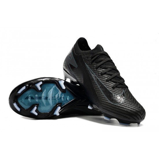 Nike Air Zoom Mercurial Vapor 16 Elite FG Low Black Blue Football Boots & Shoes