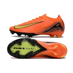 Nike Air Zoom Mercurial Vapor 16 Elite FG Low Orange Black Yellow Football Boots & Shoes 