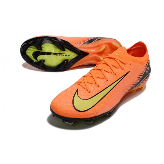 Nike Air Zoom Mercurial Vapor 16 Elite FG Low Orange Black Yellow Football Boots & Shoes