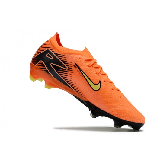 Nike Air Zoom Mercurial Vapor 16 Elite FG Low Orange Black Yellow Football Boots & Shoes