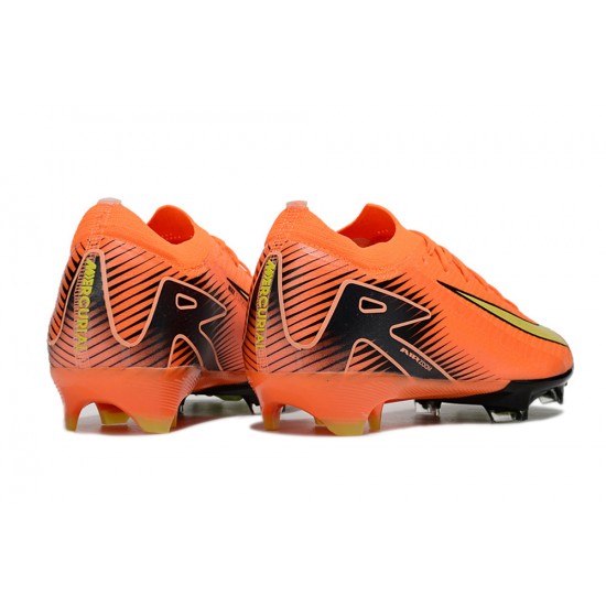 Nike Air Zoom Mercurial Vapor 16 Elite FG Low Orange Black Yellow Football Boots & Shoes