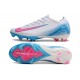 Nike Air Zoom Mercurial Vapor 16 Elite FG Low White Pink Blue Football Boots & Shoes