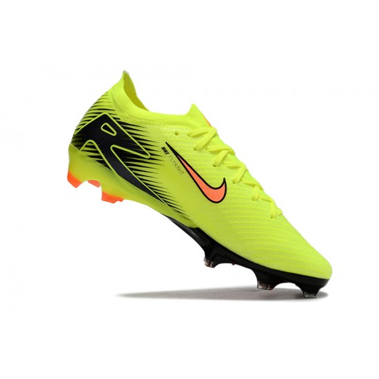 Nike Air Zoom Mercurial Vapor 16 Elite FG Low Yellow Green Black Orange Football Boots & Shoes