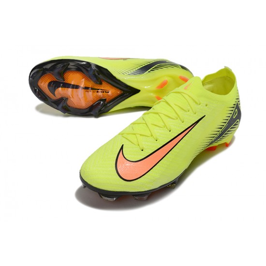 Nike Air Zoom Mercurial Vapor 16 Elite FG Low Yellow Green Black Orange Football Boots & Shoes