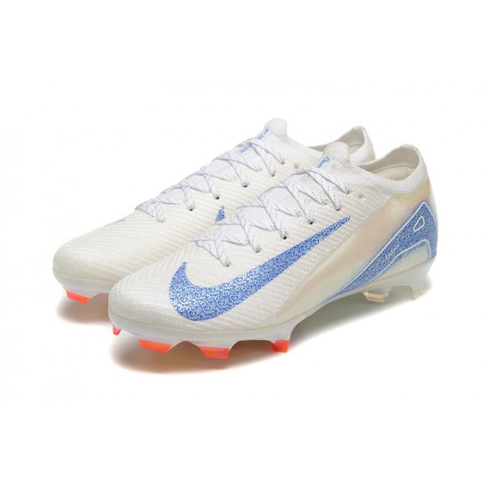 Nike Air Zoom Mercurial Vapor 16 Elite FG Low Yellow White Blue Football Boots & Shoes