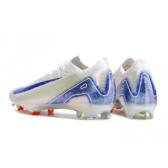 Nike Air Zoom Mercurial Vapor 16 Elite FG White Blue Low Football Boots & Shoes