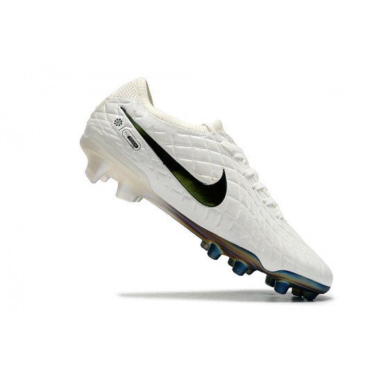 Nike Tiempo Legend 10 Elite FG Beige Black Low Football Boots & Shoes