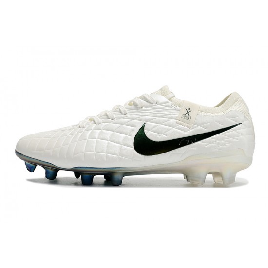 Nike Tiempo Legend 10 Elite FG Beige Black Low Football Boots & Shoes