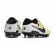 Nike Tiempo Legend 10 Elite FG Beige Black White Low Football Boots & Shoes