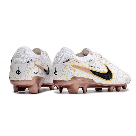 Nike Tiempo Legend 10 Elite FG Brown White Black Low Football Boots & Shoes