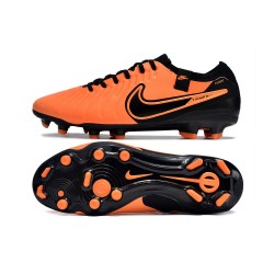 Nike Tiempo Legend 10 Elite FG Orange Black Low Football Boots & Shoes