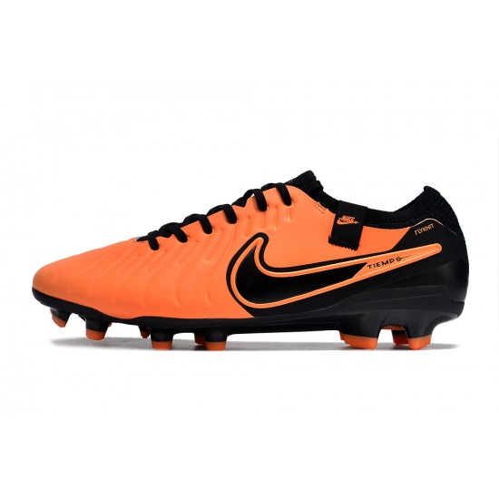 Nike Tiempo Legend 10 Elite FG Orange Black Low Football Boots & Shoes