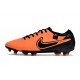 Nike Tiempo Legend 10 Elite FG Orange Black Low Football Boots & Shoes