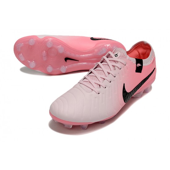 Nike Tiempo Legend 10 Elite FG Pink Black Low Football Boots & Shoes