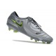 Nike Tiempo Legend 10 Elite FG Silver Green Black Green Low Football Boots & Shoes