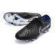 Nike Tiempo Legend 10 Elite FG White Blue Black Low Football Boots & Shoes