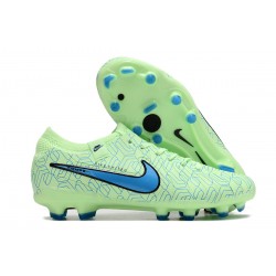 Nike Tiempo Legend 10 Elite FG Low Football Boots & Shoes Green Blue 