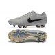 Nike Tiempo Legend 10 Elite FG Low Football Boots & Shoes Grey Black