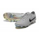 Nike Tiempo Legend 10 Elite FG Low Football Boots & Shoes Grey Black