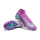 Nike Air Zoom Mercurial Superfly 10 Elite Firm Ground Men Purple Blue Football Shoes