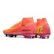 Nike Air Zoom Mercurial Superfly 10 Elite Firm Ground Unisex Orange Yellow Football Shoes