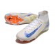 Nike Air Zoom Mercurial Superfly 10 Elite Firm Ground Unisex White Blue Football Shoes