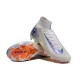 Nike Air Zoom Mercurial Superfly 10 Elite Firm Ground Unisex White Blue Football Shoes