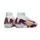 Nike Air Zoom Mercurial Superfly 10 Elite Firm Ground Unisex White and Pink Football Shoes