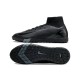 Nike Air Zoom Mercurial Superfly XV Elite Turf Men Black Football Shoes