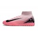 Nike Air Zoom Mercurial Superfly XV Elite Turf Men Pink Black Football Shoes