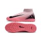 Nike Air Zoom Mercurial Superfly XV Elite Turf Men Pink Black Football Shoes