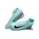 Nike Air Zoom Mercurial Superfly XV Elite Turf Men Pink Green Football Shoes