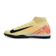 Nike Air Zoom Mercurial Superfly XV Elite Turf Unisex Yellow and Pink Football Shoes