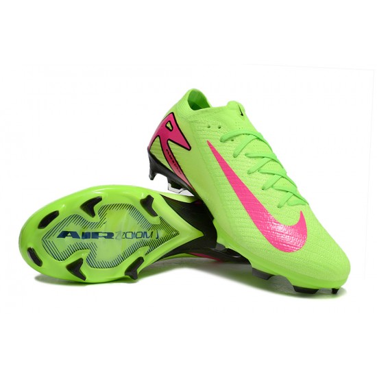 Nike Air Zoom Mercurial Vapor 16 Elite Firm Ground Unisex Green Pink Football Shoes