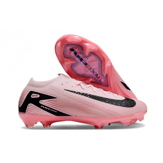 Nike Air Zoom Mercurial Vapor 16 Elite Firm Ground Unisex Pink Black Football Shoes