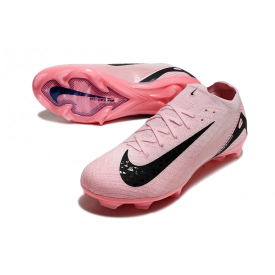 Nike Air Zoom Mercurial Vapor 16 Elite Firm Ground Unisex Pink Black Football Shoes