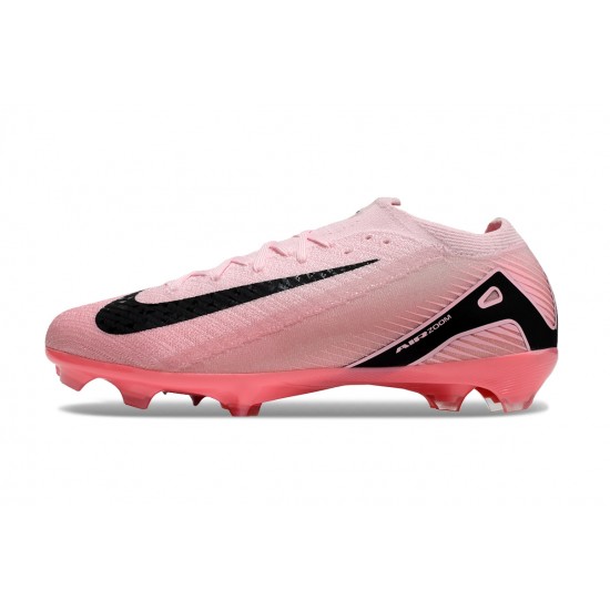 Nike Air Zoom Mercurial Vapor 16 Elite Firm Ground Unisex Pink Black Football Shoes